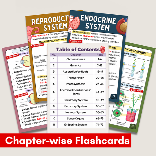 ICSE Class 10 Biology Sprint Flashcards