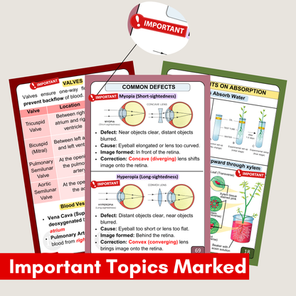 ICSE Class 10 Biology Sprint Flashcards
