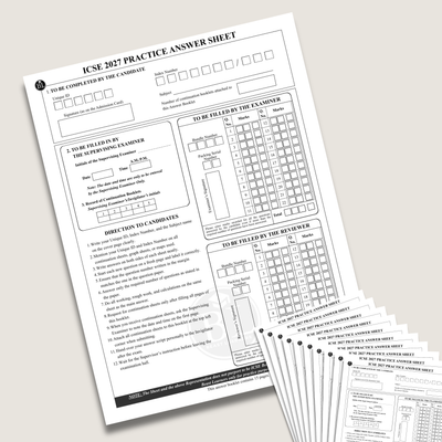 ICSE Class 10 Practice Answer Sheets 2027
