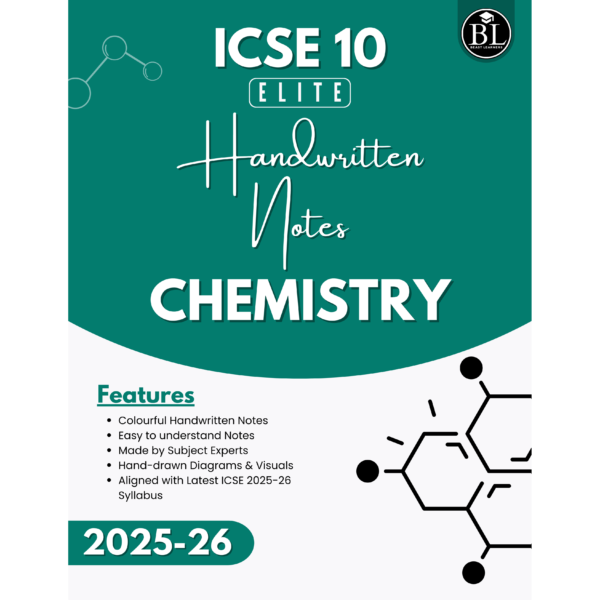 ICSE 10th Elite Chemistry Handwritten Notes